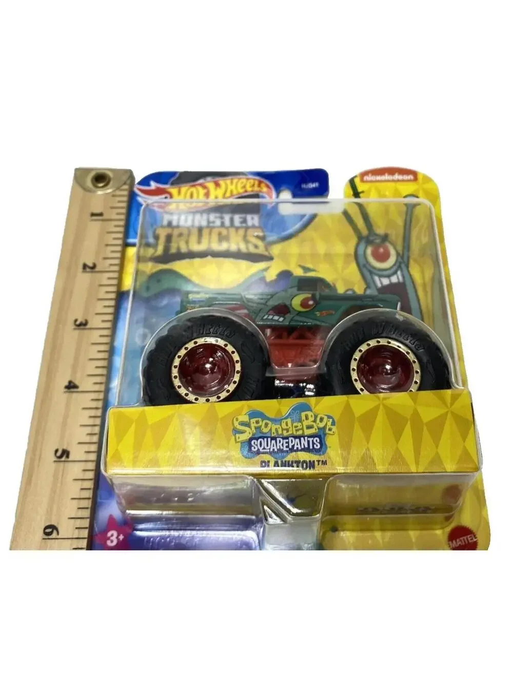 Sponge Squarepants Plankton Hot Wheels Monster Truck Bikini Bottom Nickelodeon